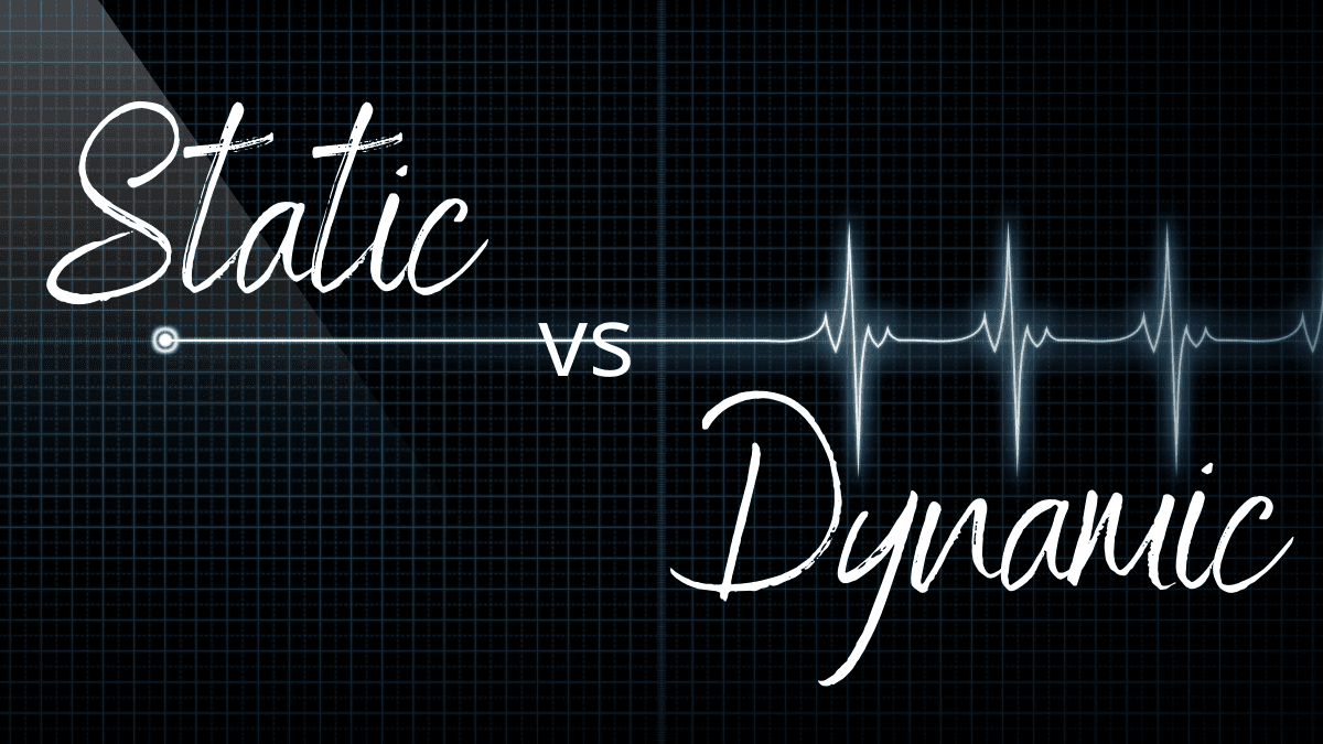 Difference Between Dynamic & Static Website - Section 1